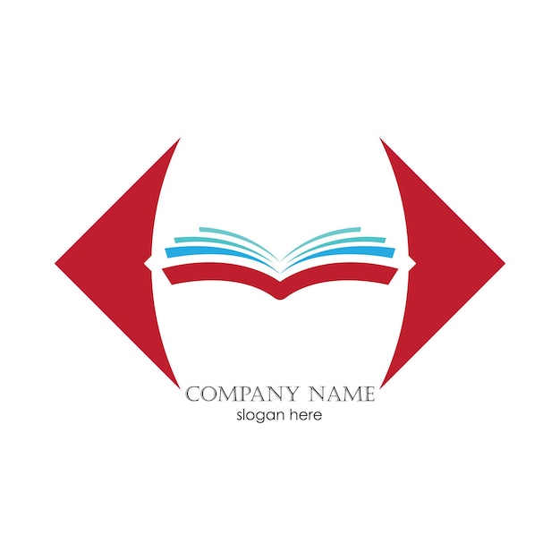 Logotipo do livro de educação
