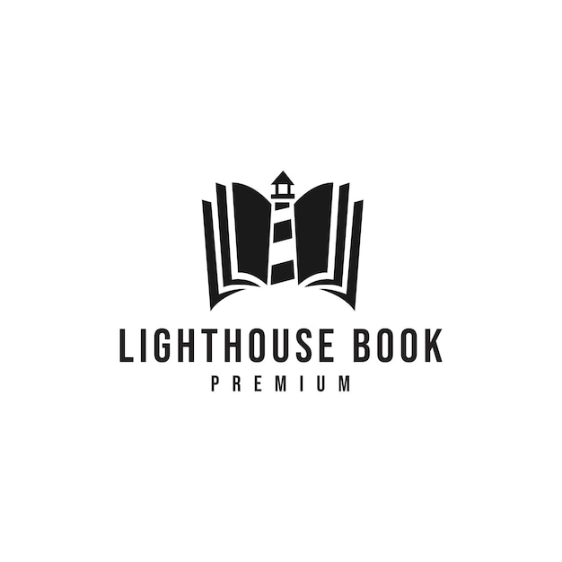 Vetor logotipo do livro farol