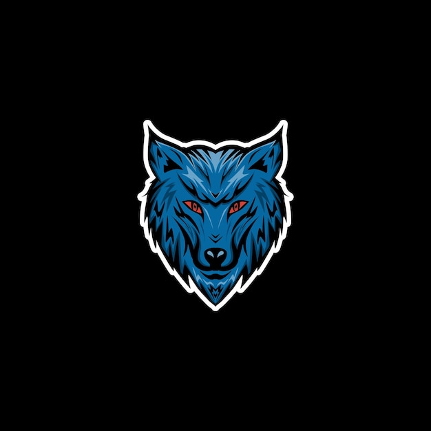 Vetor logotipo do lobo