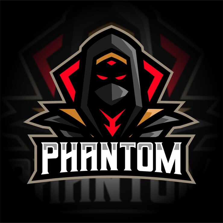 Vetor logotipo do mascote fantasma
