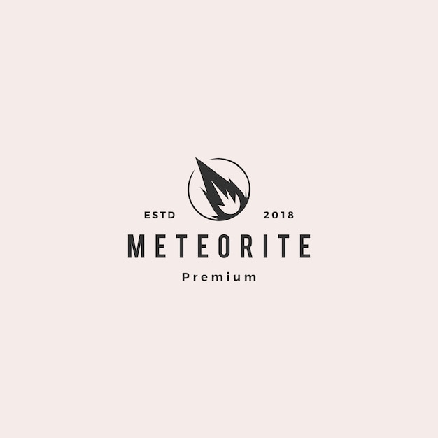 Logotipo do meteoro de impacto