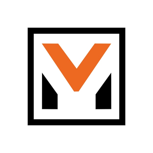 Vetor logotipo do monograma m