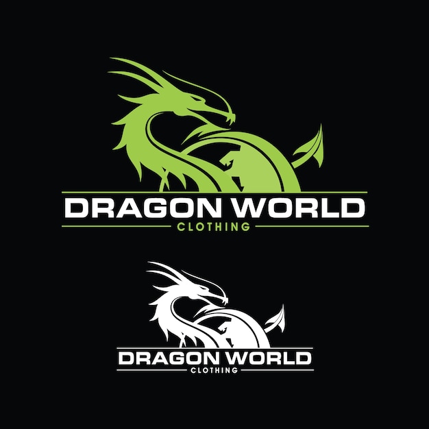 Logotipo do mundo do dragão