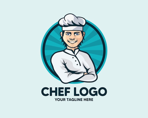 Logotipo do personagem chef