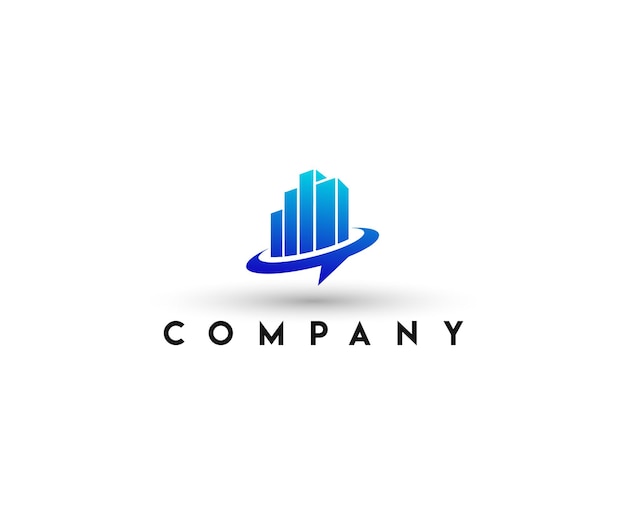 Logotipo do planejador de investimentos Logotipo financeiro e contábil de angariação de fundos