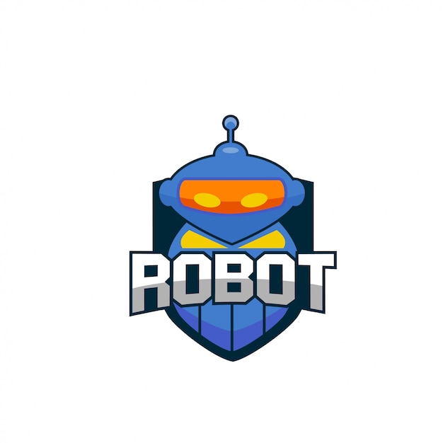 Vetor logotipo do robô