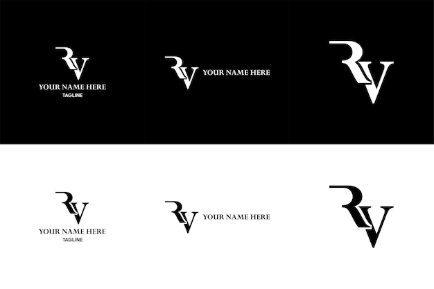 Vetor logotipo do rv