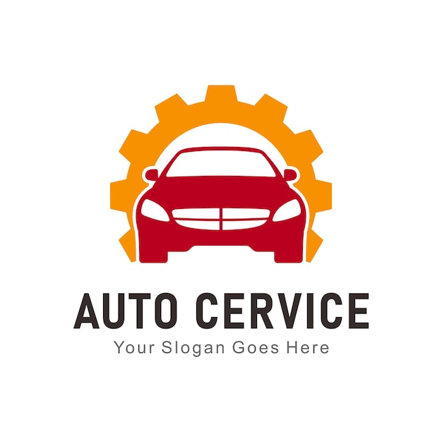 Vetor logotipo do serviço de automóveis