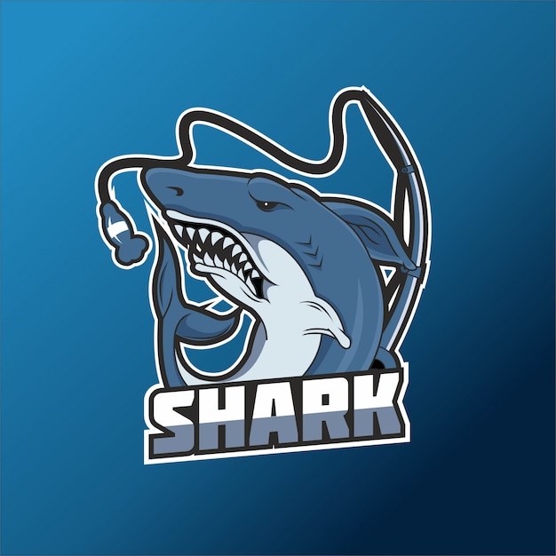 Vetor logotipo do shark e sport