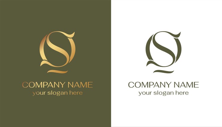 Logotipo do sistema operacional ou monograma do logotipo do sistema operacional elementos de modelo de logotipo monograma pessoal logotipo elegante do vetor