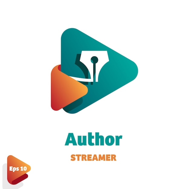Logotipo do streamer do autor