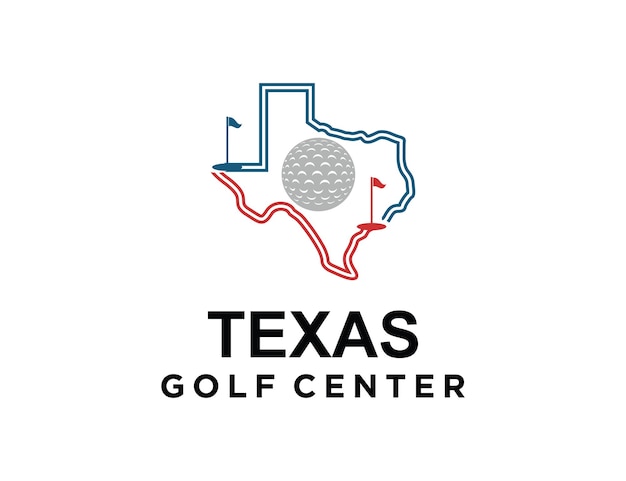 Vetor logotipo do texas golf center