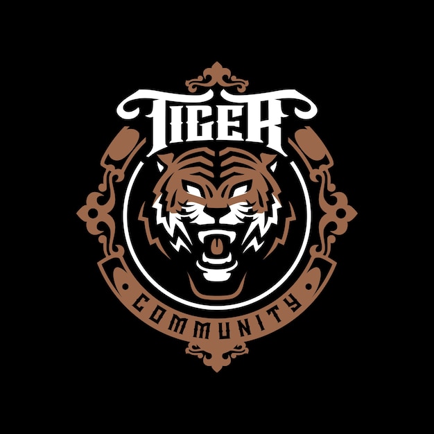 Logotipo do tiger mascot