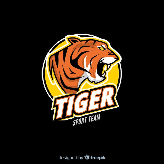 Vetor logotipo do tigre