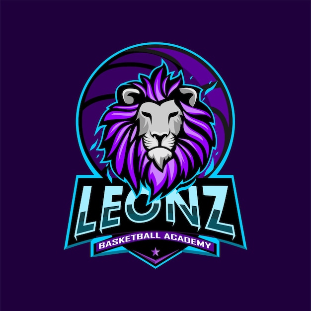 Logotipo do time de basquete do leão