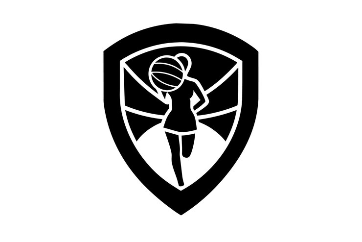 Vetor logotipo do torneio de voleibol feminino