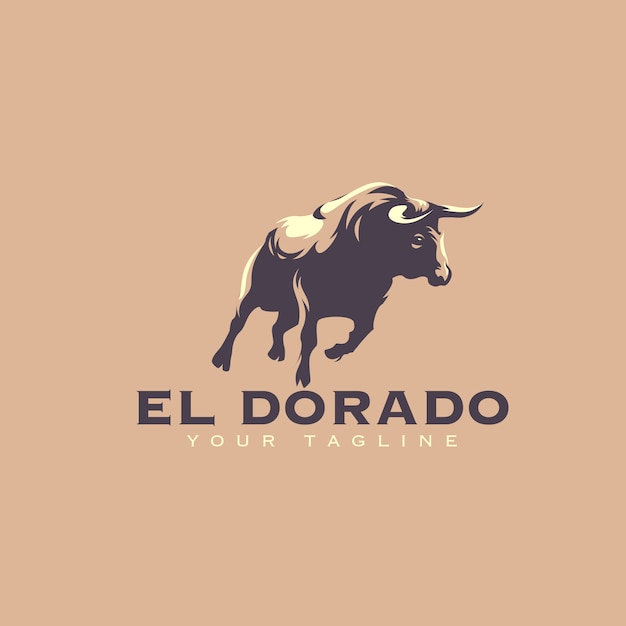 Logotipo do touro isolado