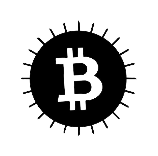 Logotipo do vetor bitcoin