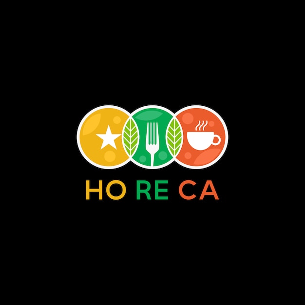 Vetor logotipo do vetor horeca