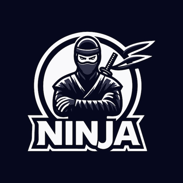 Logotipo do vetor Ninja