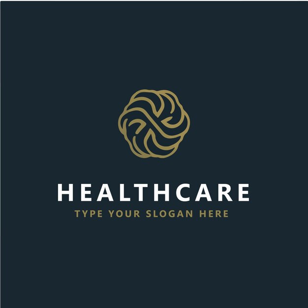Vetor logotipo dos cuidados de saúde
