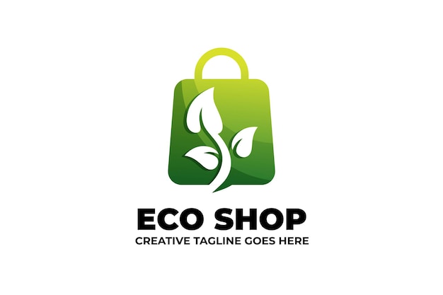 Logotipo eco go green