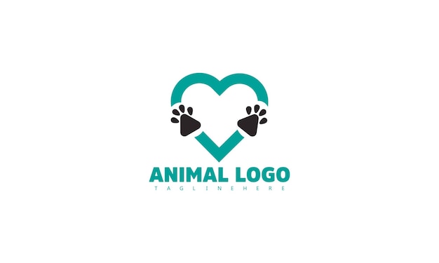 Logotipo elegante que reflete a diversidade de raças de animais de estimação com desenhos encantadores e vibrantes