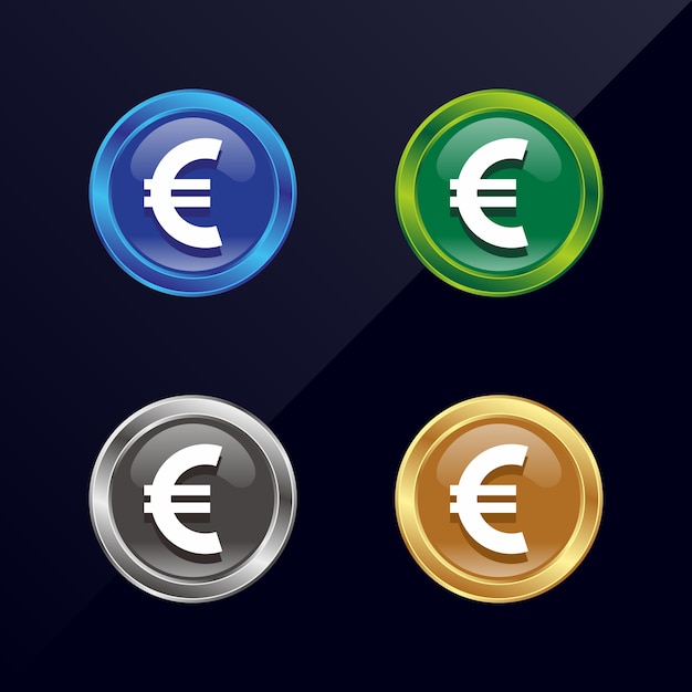 Vetor logotipo euro