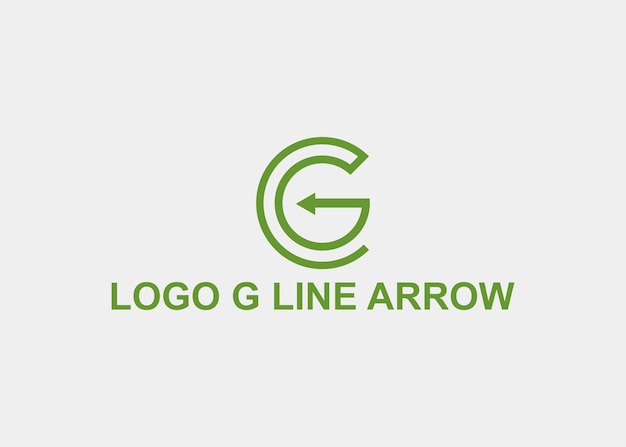 Logotipo g line seta nome da empresa