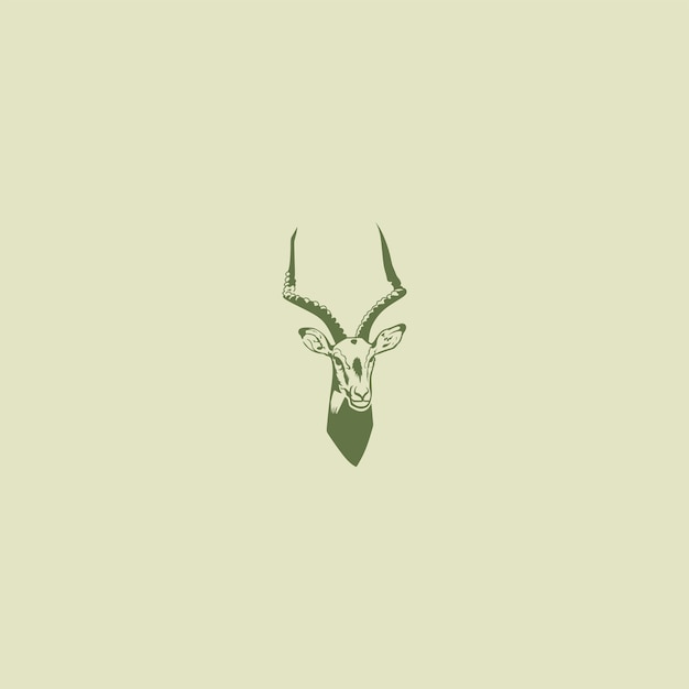 Logotipo gazelle head