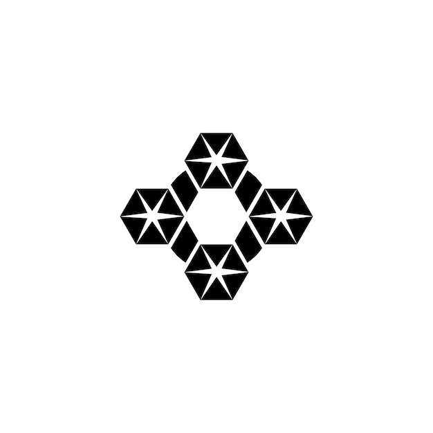 Logotipo geométrico moderno