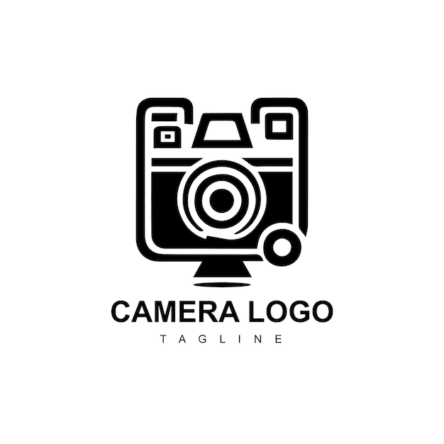 Logotipo hexagonal colorido vetorial da fotografia