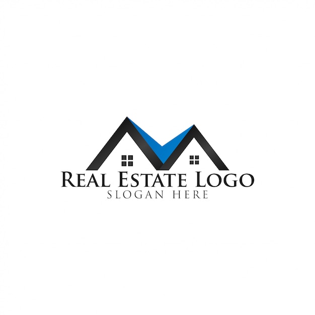 Vetor logotipo imobiliária