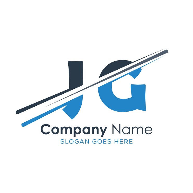 Vetor logotipo inicial de monograma com desenho de estilo de letra