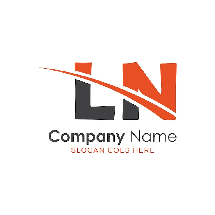 Vetor logotipo inicial de monograma com desenho de estilo de letra