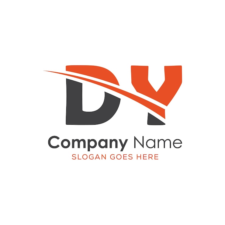 Vetor logotipo inicial de monograma com desenho de estilo de letra