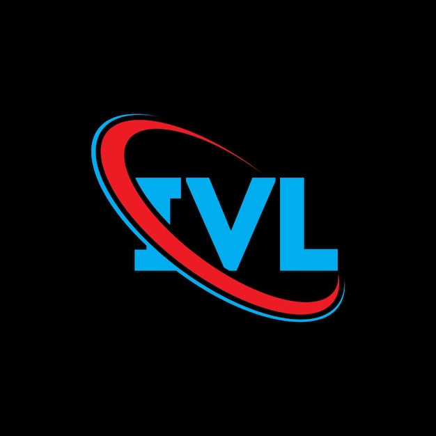 Vetor logotipo ivl - design de logotipo de letra ivl - iniciais ivl - logotipo ligado com círculo e monograma em maiúsculas - logotipo vil - tipografia para negócios de tecnologia e marca imobiliária