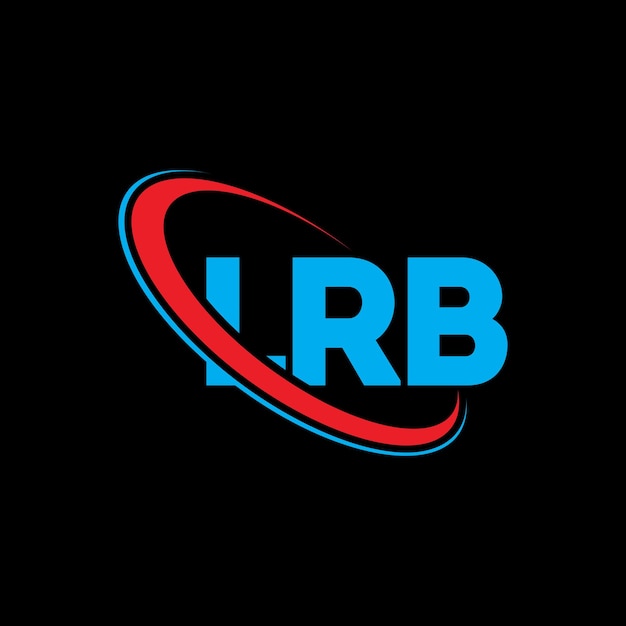 Vetor logotipo lrb design de letra lrb logotipo de letras lrb iniciais logotipo lrb ligado com círculo e monograma em maiúsculas logotipo rbt tipografia para negócios de tecnologia e marca imobiliária