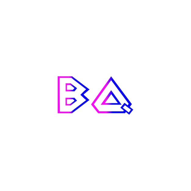 Vetor logotipo minimalista da bqlx