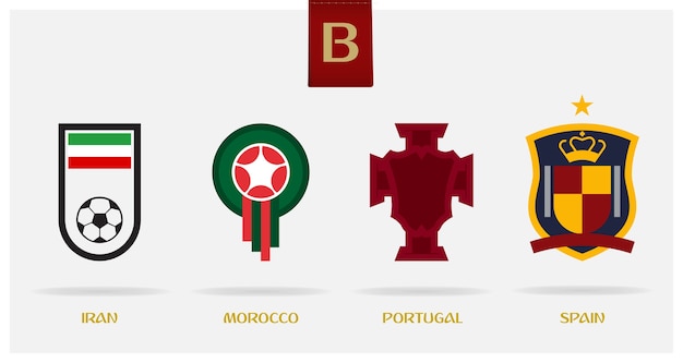 Logotipo mínimo de futebol ou futebol