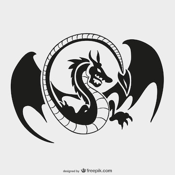 Logotipo modelo dragão