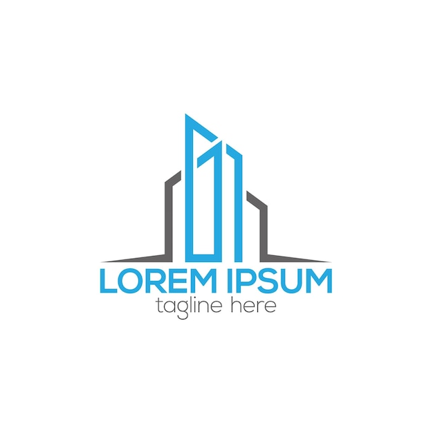 Logotipo modelo imobiliário