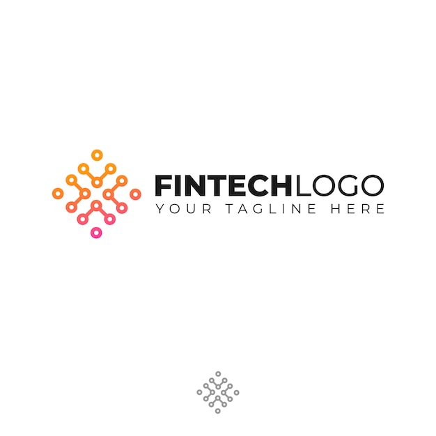 Logotipo moderno para finanças