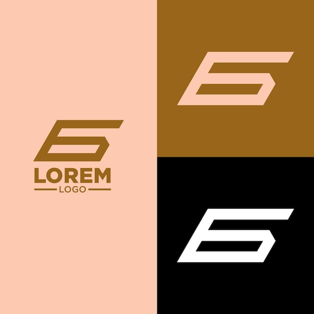 Logotipo moderno simples com cores legais adequadas para o logotipo da sua marca ou logotipo do nome.