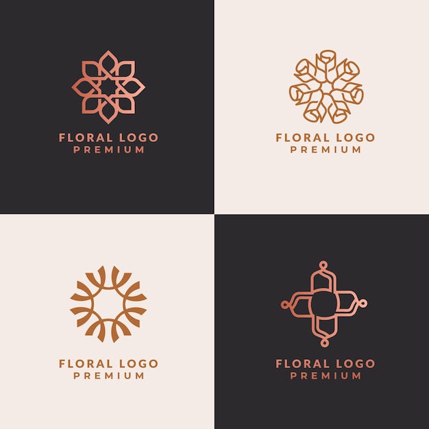 Logotipo ornamental elegante