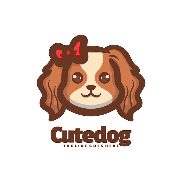 Logotipo para um cachorro chamado cutie tag team