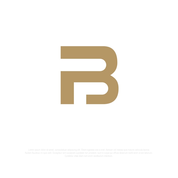 logotipo PB moderno