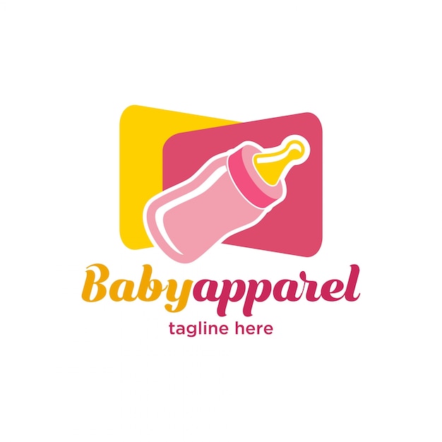 Logotipo pequeno bonito do fato do bebê