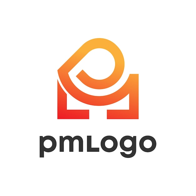 Vetor logotipo pm