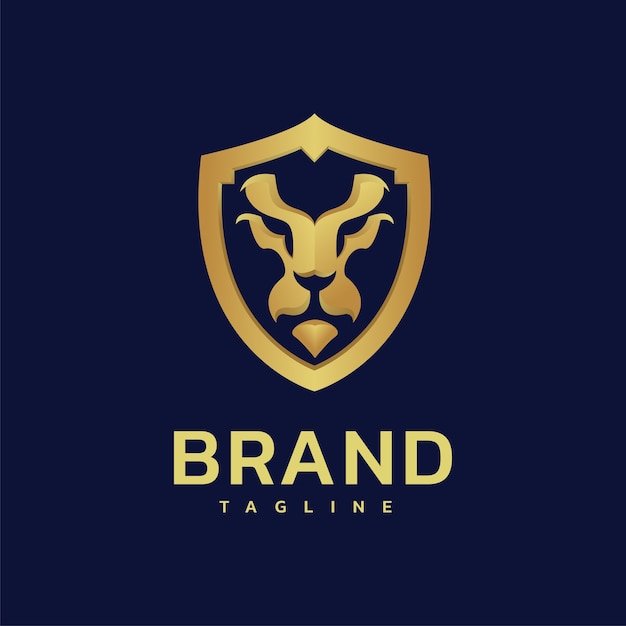 Logotipo premium do lion